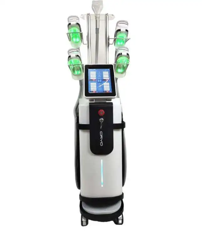 Professional 360 Cooling Cryolipolysis Slimming Machine 40K Cavitation Lipo Laser RF Skin Tightening Body Contouring Beauty