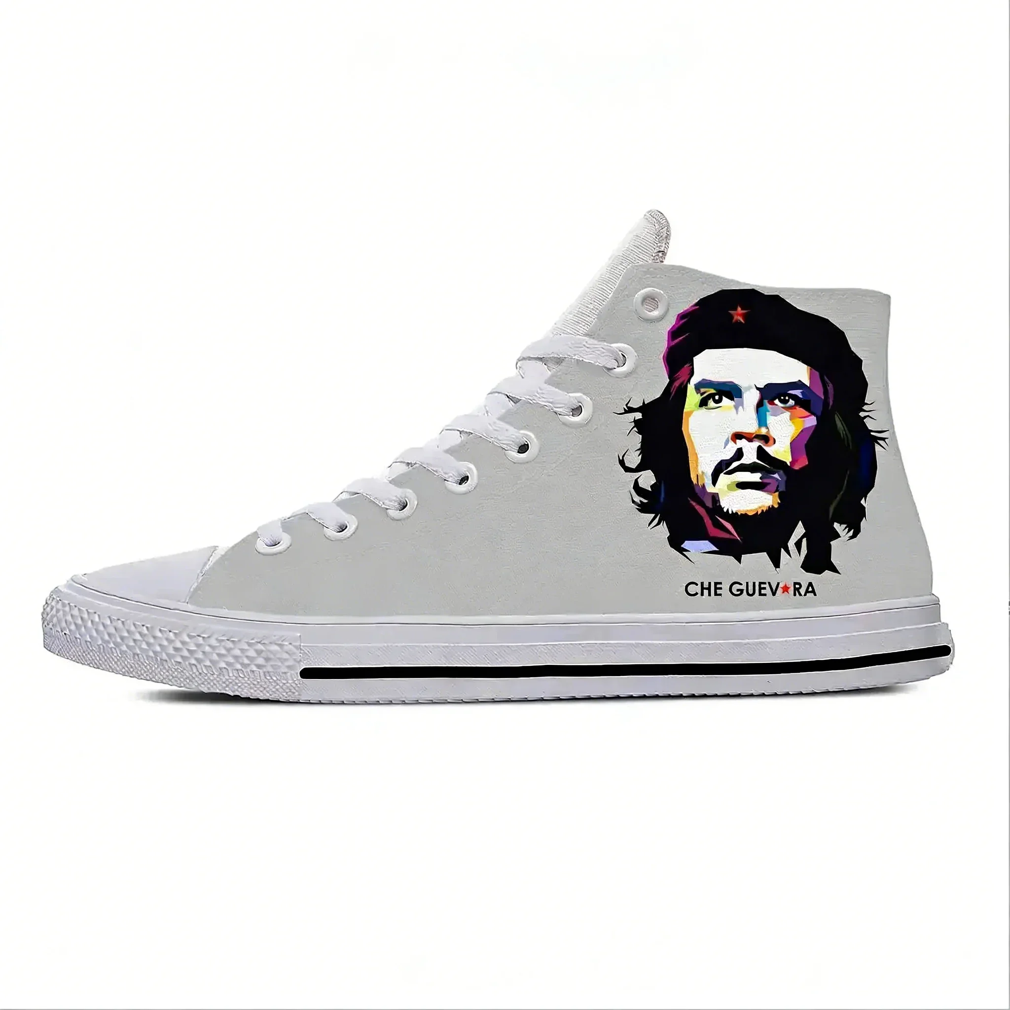 

Hot Cool Che Guevara Communism Socialism Cuba Cuban Casual Shoes High Top Lightweight Men Women Sneakers Classic Board Shoes