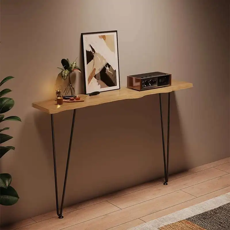 

Wooden Entryway Corner Table Vintage Luxury Salon Modern Corner Table Hallway Unique Mesa Para Sala Living Room Furniture