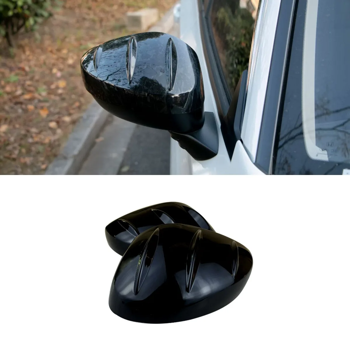 Car Rearview Cover Protect Side Mirror Cover Rearview Mirror Caps For Honda Civic 11th Gen Body Kit Car Accessories