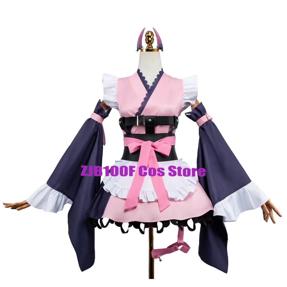 Anime Cosmic Princess Kaguya!Team Black Onyx Komazawa Noi Cosplay Costume Maid Outfit Suit Halloween Carnival Party Outfit Woman view 5