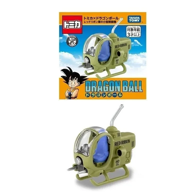 Nowy model samolotu TAKARA TOMY Dragon Ball Kame Sennin Red Ribbon Army Son Goku Kinto Un Metalowy Model Samochodu Zabawka dla Chłopców