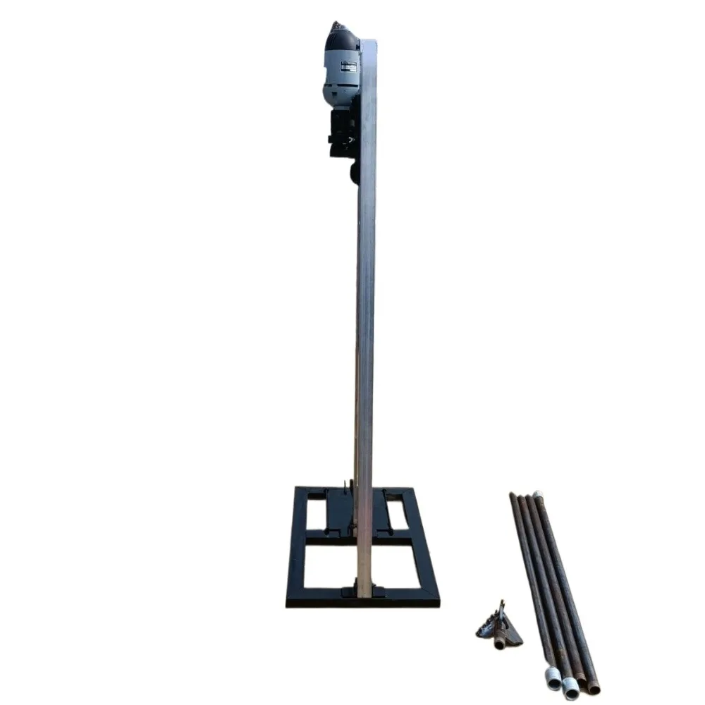 

Small portable high power electric well drilling machine