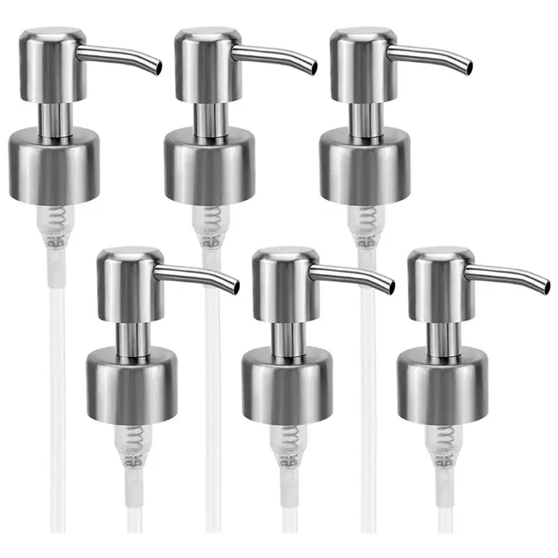 

AB11-2X Soap Dispenser Pump Replacement - 304 Stainless Steel Soap And Lotion Dispenser Pump For Regular 28/400 Neck Bottles
