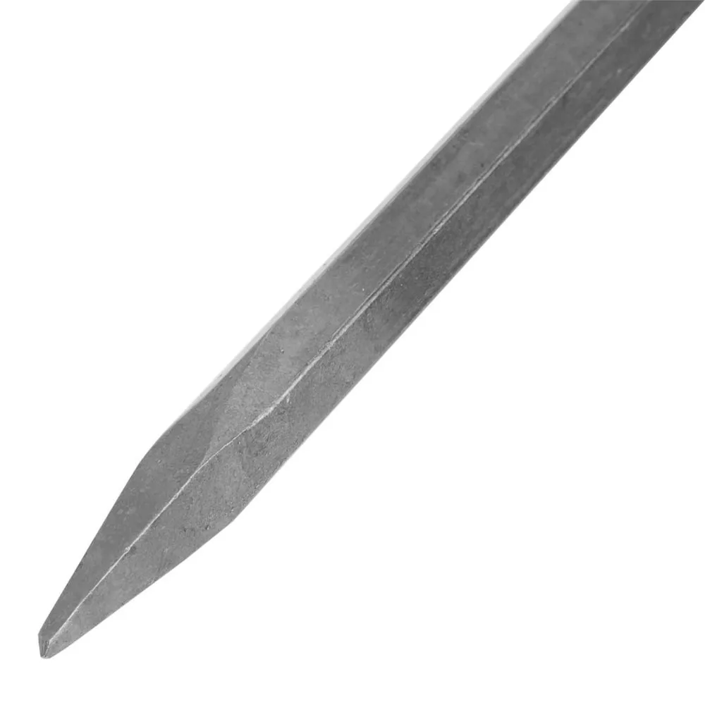 

3pcs Point Chisel Hammer Chisel Bit Set Flat Chisel Steel Construction Concrete Breaker Scaling Chisel