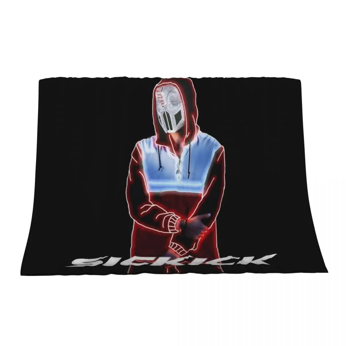 

Sickick Music S!ckK!ck Throw Blanket Sofa Quilt Loose Plaid Blankets
