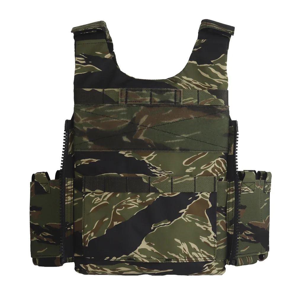 Portador de placa táctica LV-119 Airsoft multiusos rayas tigre con bolsa - imagen 4
