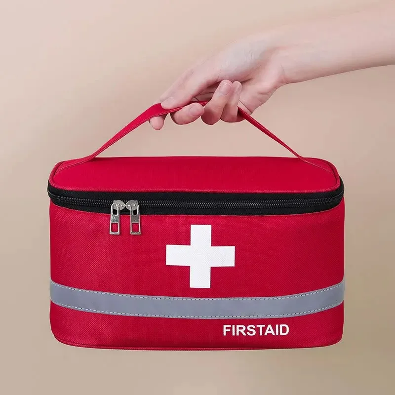 Imagem -04 - Bolsa de Armazenamento de Medicina Portátil Bolsa de Resgate ao ar Livre para Primeiros Socorros Kit Médico de Grande Capacidade Organizador para Crianças