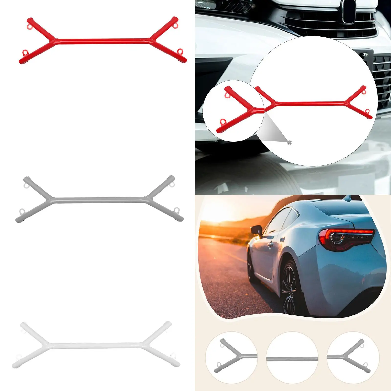 Front Brace Bar Replacing Iron Strut Brace for Subaru WRX Vb 2022+ Auto