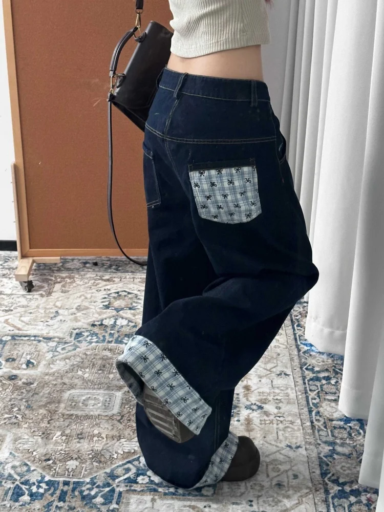 Большие размеры, джинсовые джинсы на подкладке Thi, женские зимние свободные брюки с высокой талией для похудения, широкие брюки, повседневные, удобные, дышащие