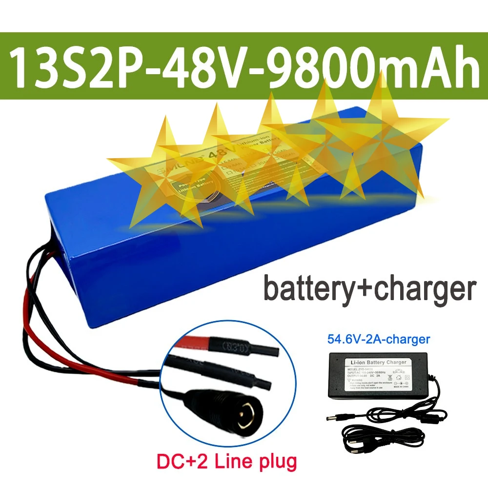 

2026 NEW 1000W for M365 Electric Scooter Li-ion Battery Pack 13S2P 48V 9800mAh Is Suitable with Built-In BMS 18650 Battery