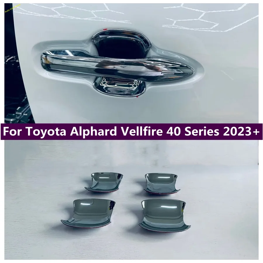 

Accessories Outside Door Handle Hand-clasping Bowl Decoration Frame Cover Trim For Toyota Alphard Vellfire 40 Series 2023 2024