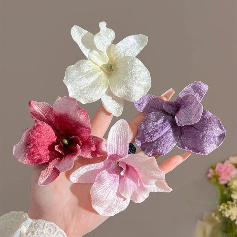 

N1HE Fashion Side Hairpin Hair Accessory Festival Hair Decoration Flower Hair Clip