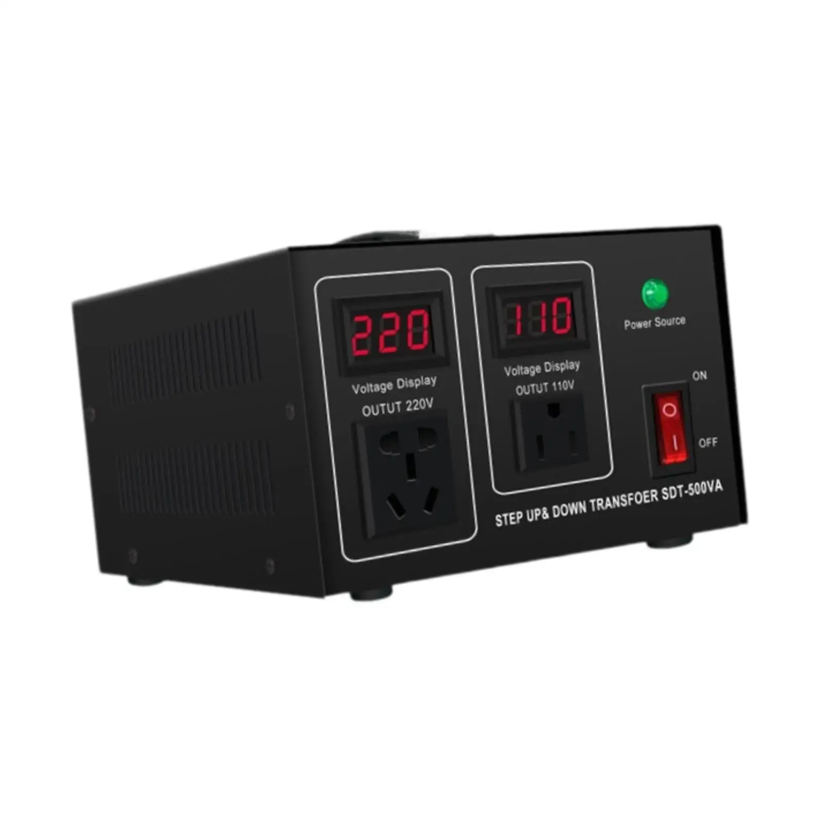 Voltage Transformer Converter US Adapter Professional Easy to Use Step up/Down Transformer Converter 110V to 220V 220V to 110V