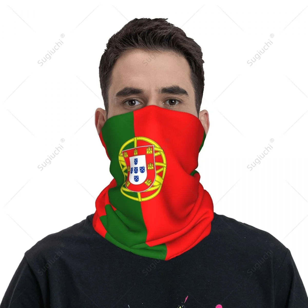 

Unisex Portugal Flag Neckerchief Scarf Neck Face Mask Scarves Neck Warmer Seamless Bandana Headwear Cycling Hiking