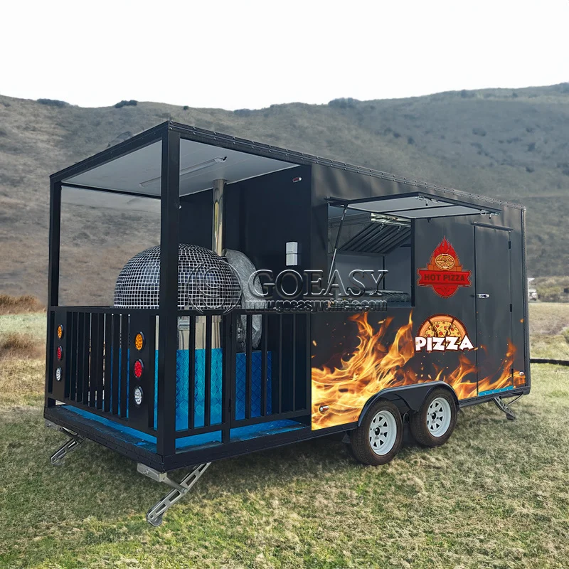 Flexible and Custom Food Vending Trailer - Adapts to Market Trends