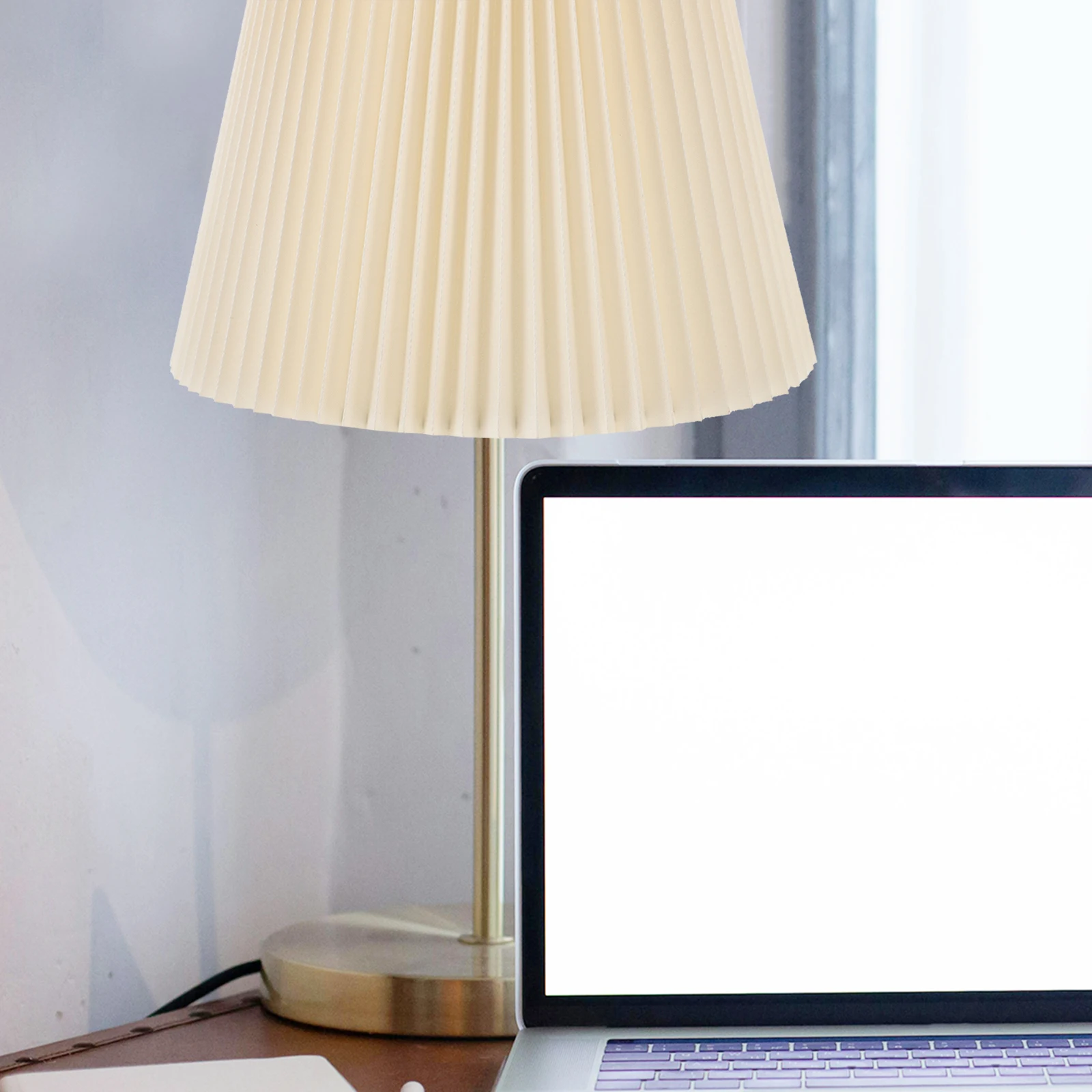 

1 Piece Universal Lampshade Fine Fabric Material Sturdy Not Easy to Deform for Bedroom Study Library Lighting Fixture Compact