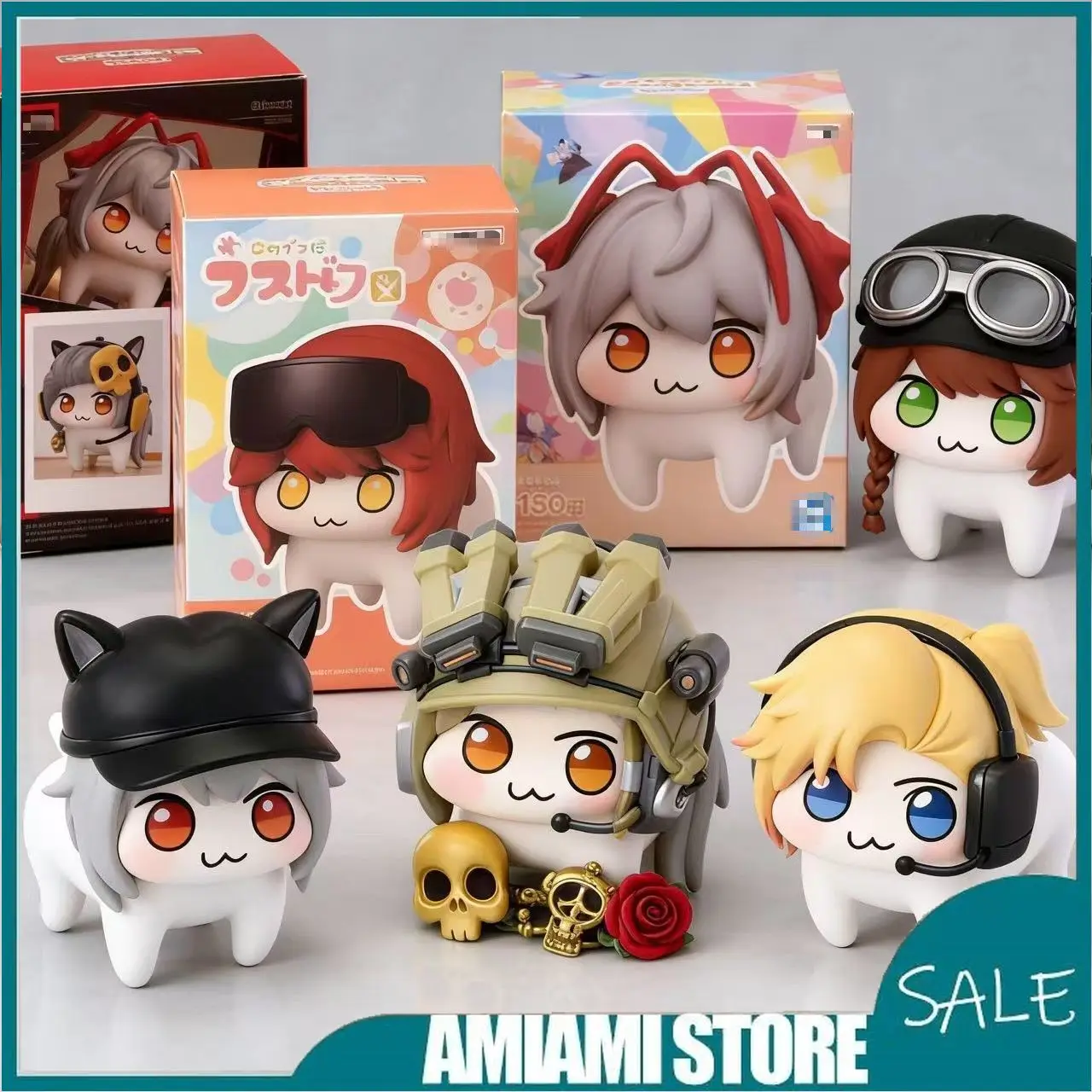 Figuras de Juguete de la Serie Wislhear Wiš Adel Meixiaowen, Versión Q, Figuras de Anime de PVC, Kawaii, Lindas, Decoración de Escritorio, Muñeca de Juguete, Regalo