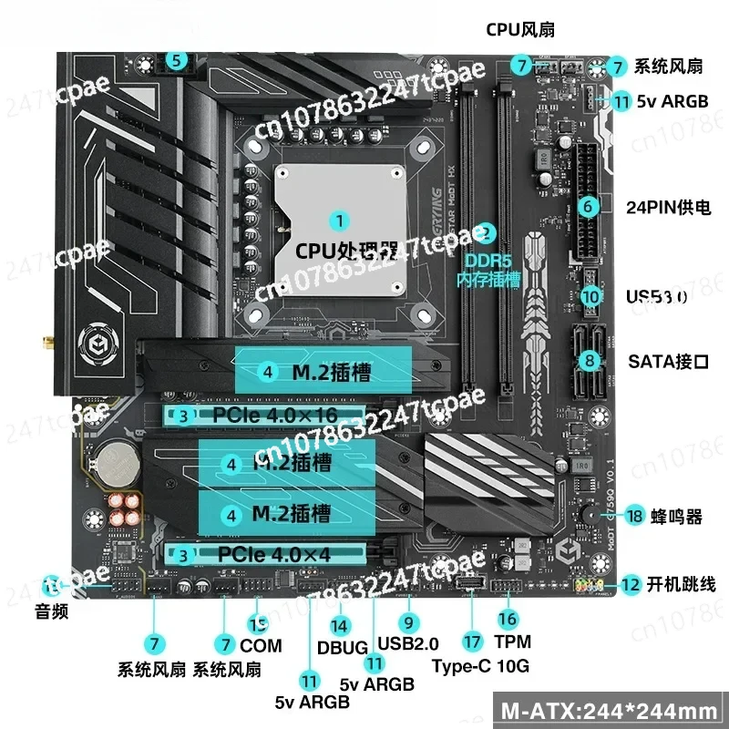 onboard CPU package i9 14900HX motherboard processor i7 14700HX computer desktop MoDT