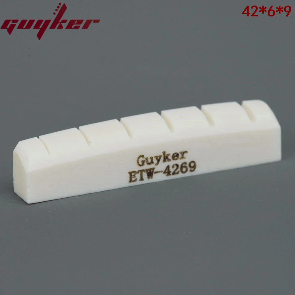 Guyker 42mm/43mm Bone Nut For LP/ST Electric Guitar 42/43MM