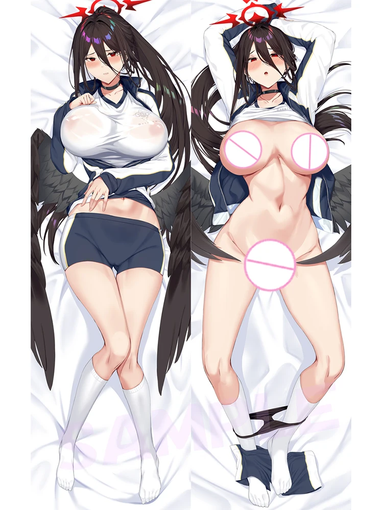 

Anime Pillow Cover Dakimakura Hanekawa Hasumi 2 Side Printed Hugging Body Pillowcase Cushion Cover Bedding Decor