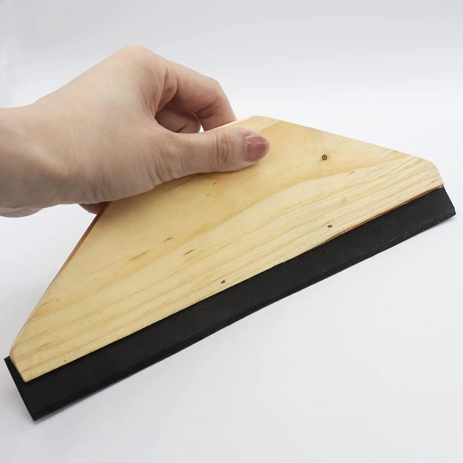 Paint Scraper Crevice Scraper Multipurpose Accessory Wall Window Cleaning Tool Paint Roller Cleaner 9.6x3.5inch Wooden Handle