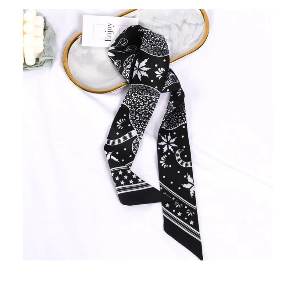 جديد ليوبارد طباعة السيدات وشاح متعدد الأغراض رباط شعر شال التفاف حقيبة يد مقبض الديكور هدية الحاضر بالجملة