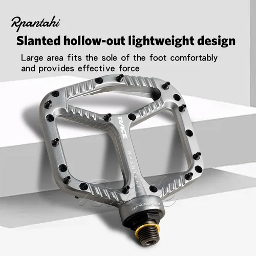 Imagen 2 del producto Pedal de ampliación para bicicleta de montaña Rpantahi, aleación de aluminio ultraligera, velocidad de caída XC, Pedal antideslizante todoterreno