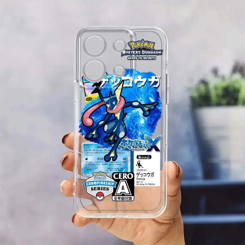 P-Pokemons أنيمي لطيف ل Xiaomi Redmi 10 11 K30 K40 K50 K60 K70 Pro Prime Plus Ultra Zoom 5G حافظة هاتف شفافة من البولي يوريثان