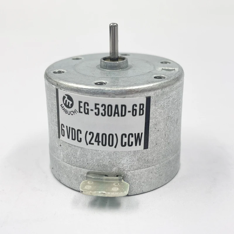 Small DC 6V 2400RPM EG-530AD-6B CCW Motor Capstan Tape Deck Audio Recorder Electric Engine