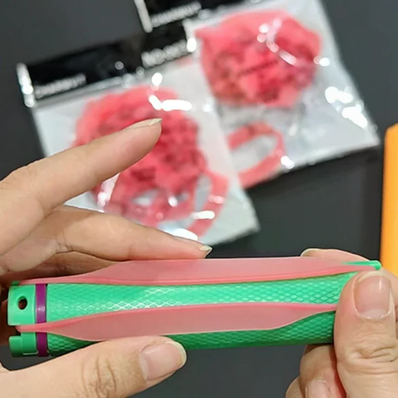 20pcs Large/Small Size Perm Silicone Band Heat Resistant Traceless Digital Cold Rods Elastic Rubber Band Hair Rings Styling Tool