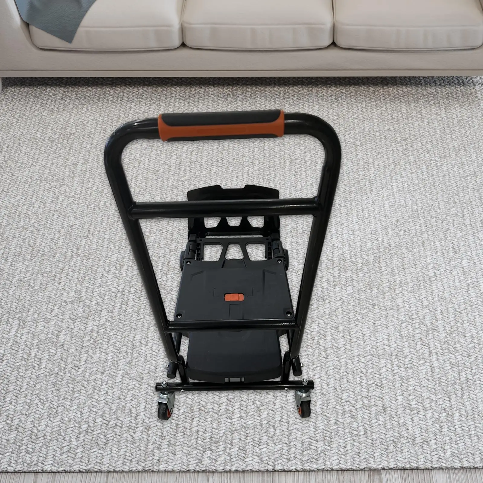 

Folding Hand Truck Foldable Push Hand Cart, Practical, Folding Trolley Luggage Cart for Warehouse, Office Transport Garage