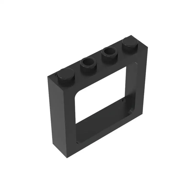 Gobricks GDS-2038 ladrillos de ventana 1x4x3 piezas de persiana de tren Compatible 6556 modelo MOC bloques de construcción niños DIY juguetes de montaje regalo