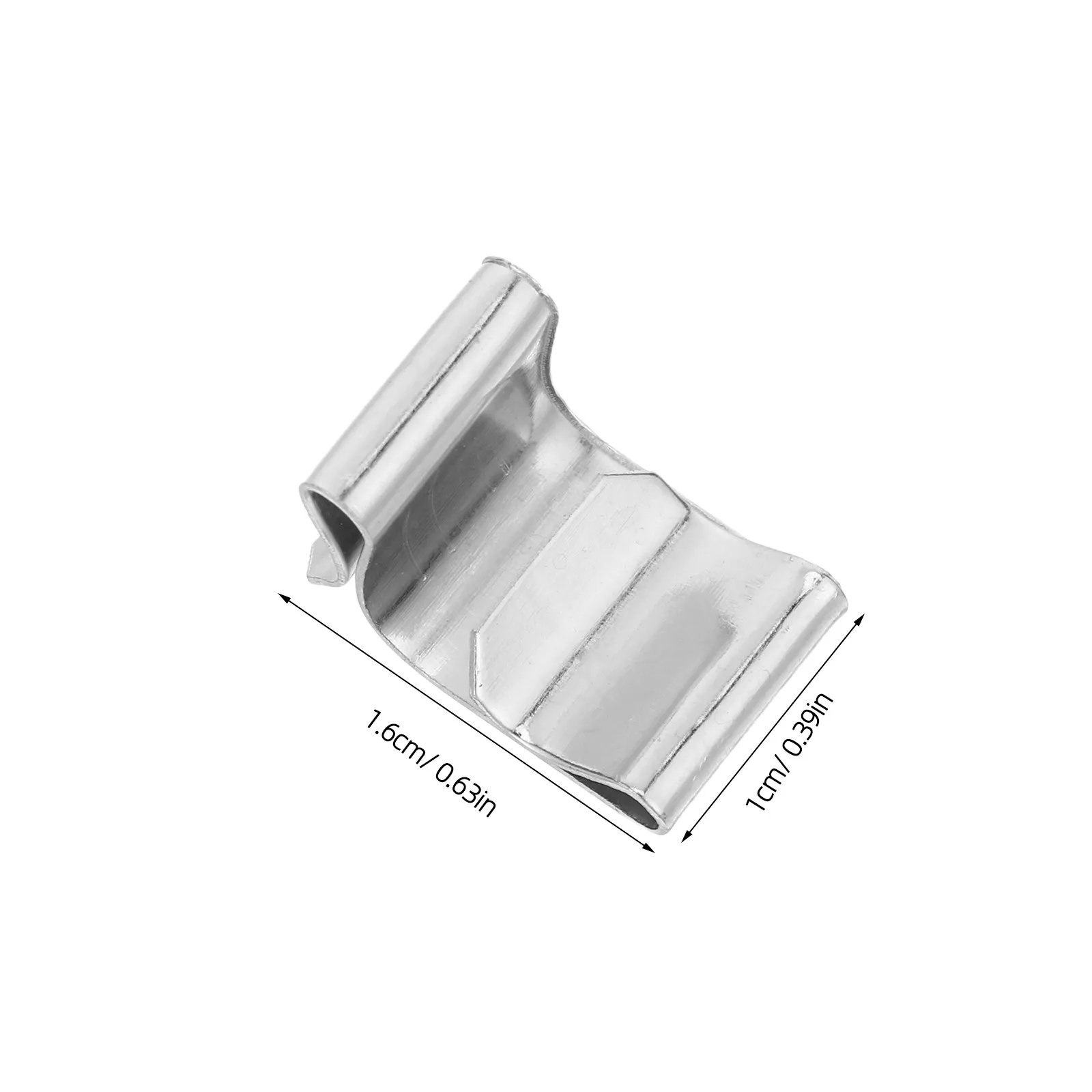 100Pcs Robust Metal Gutter String Light Hangers Versatile Outdoor Light Clips for Gutters Railings Tree Branches Xmas Lights