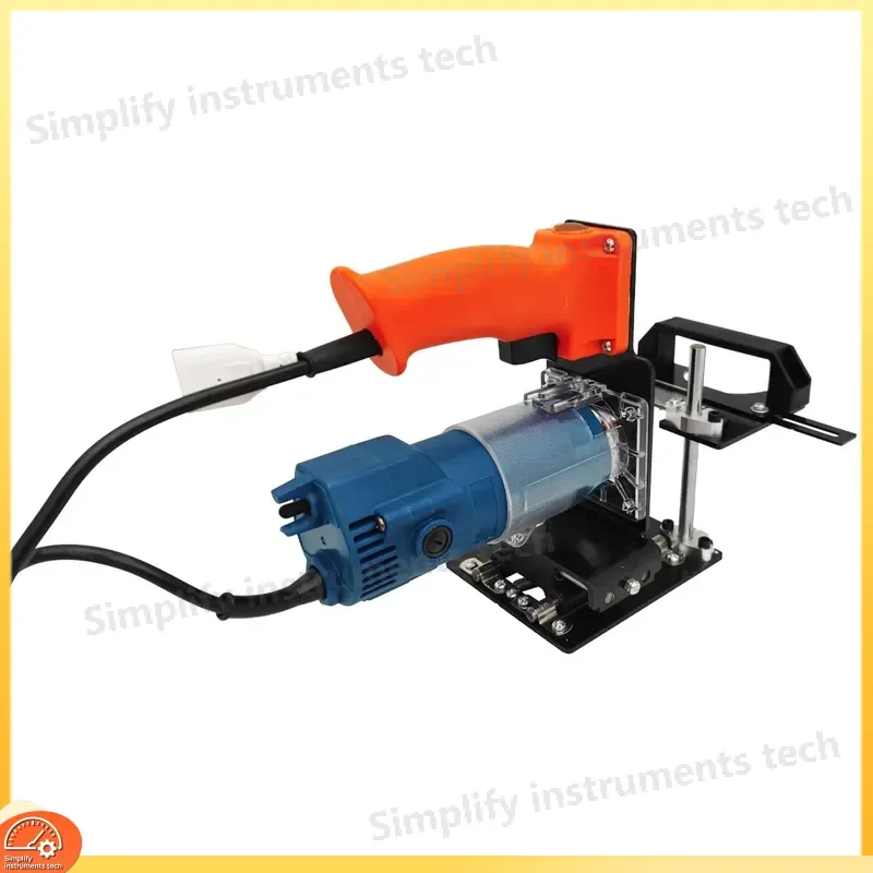 Wood Trimmer Router Bit Connector Bracket 2 in 1 Slotting Multifunctional Woodworking Tool Edge Planer