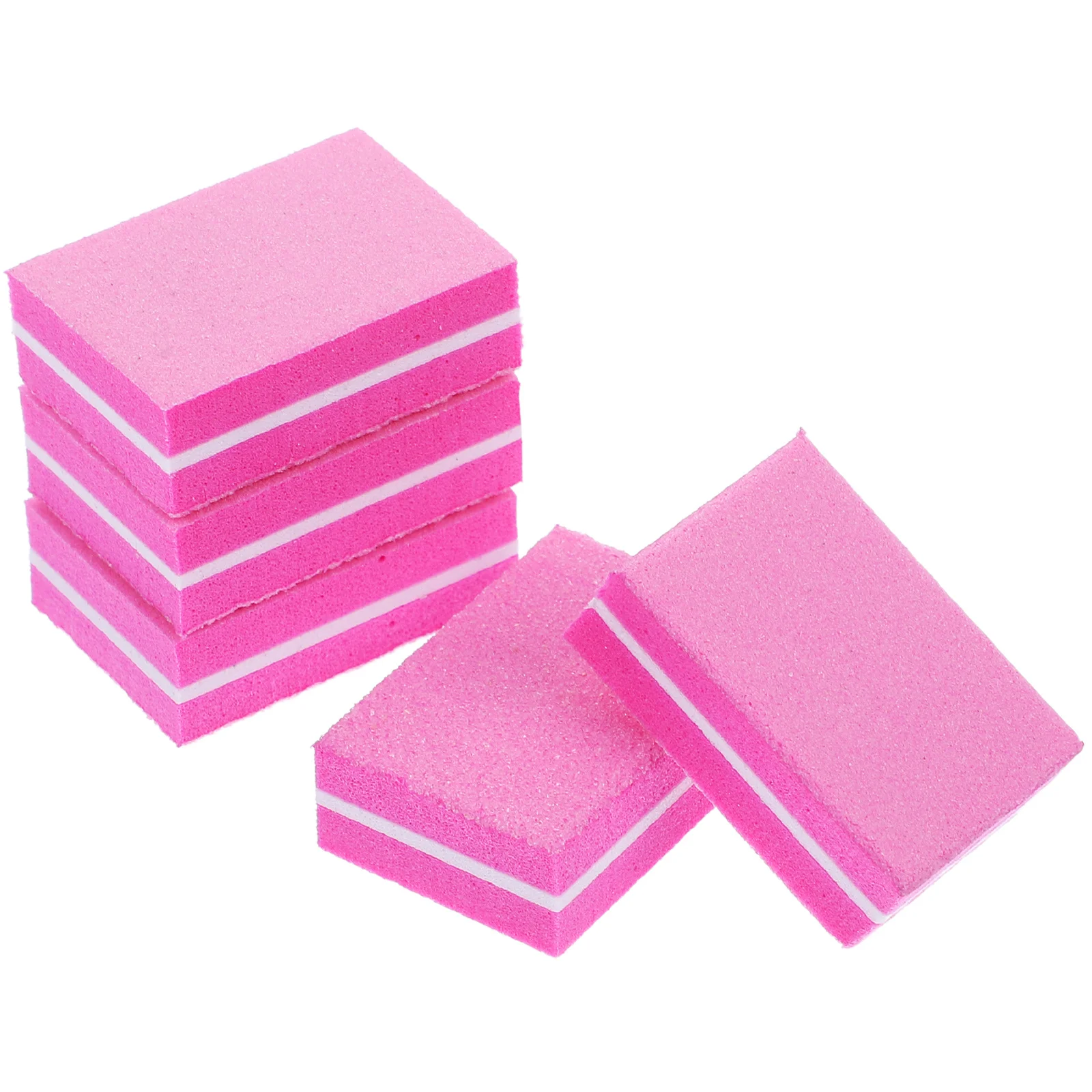 50 قطعة ملف الأظافر الإسفنجية الصغيرة مزدوجة الجانب عازلة كتلة الملفات لأظافر القدم طحن مانيكير باديكير مستلزمات الأظافر