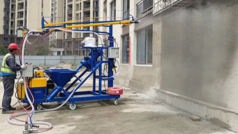 Construction Spraying Machine GRC European-Style Component Sandblasting Machine For Ornament Works