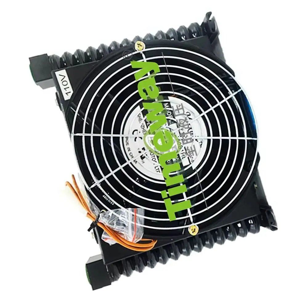 

AL608T Air Cooler Small Oil-Air Heat Exchanger Air Cooled Radiator Exchange Condenser Evaporator CNC Machine Cooling AL608T-CA