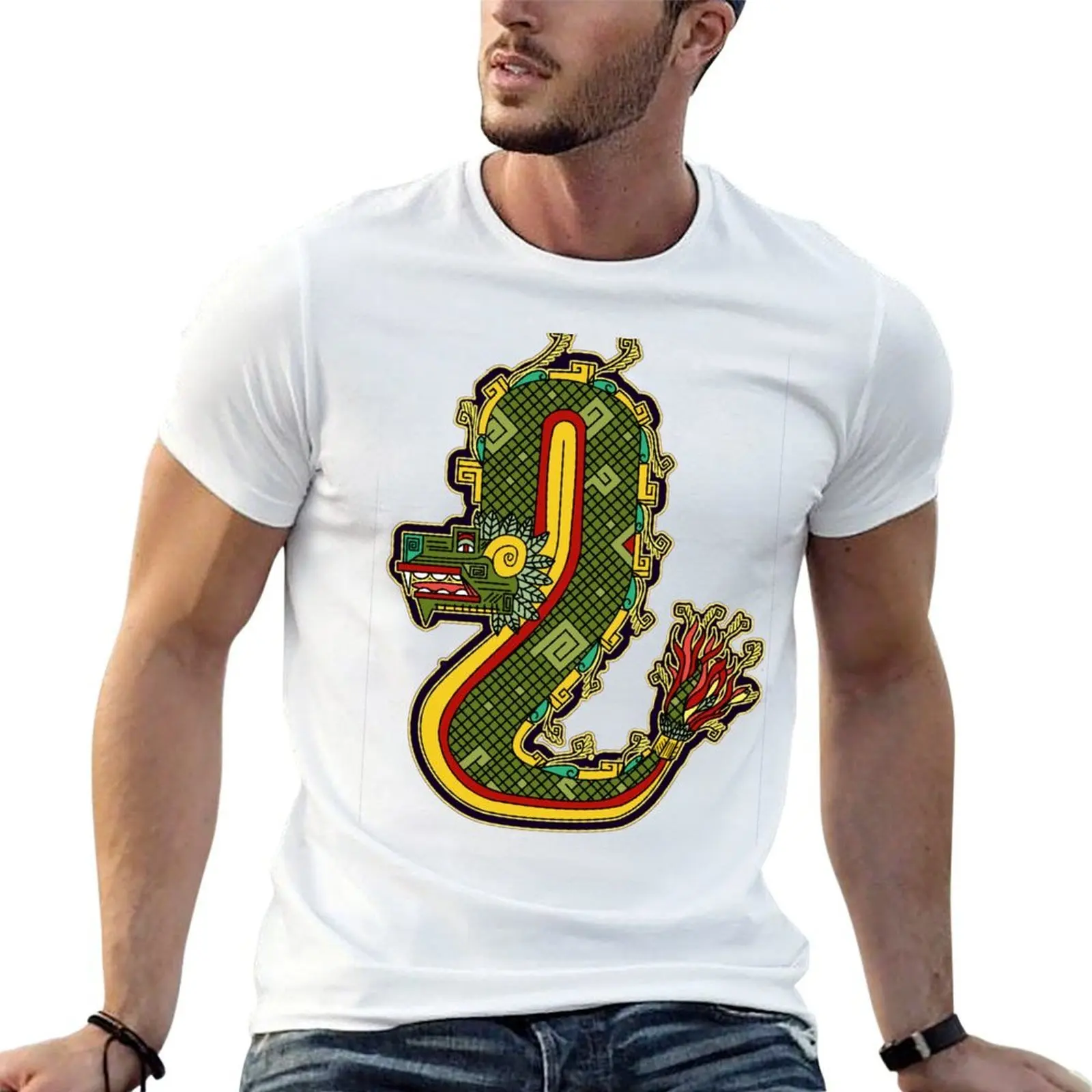 Футболка Quetzalcoatl Dry Fit для бега с короткими рукавами