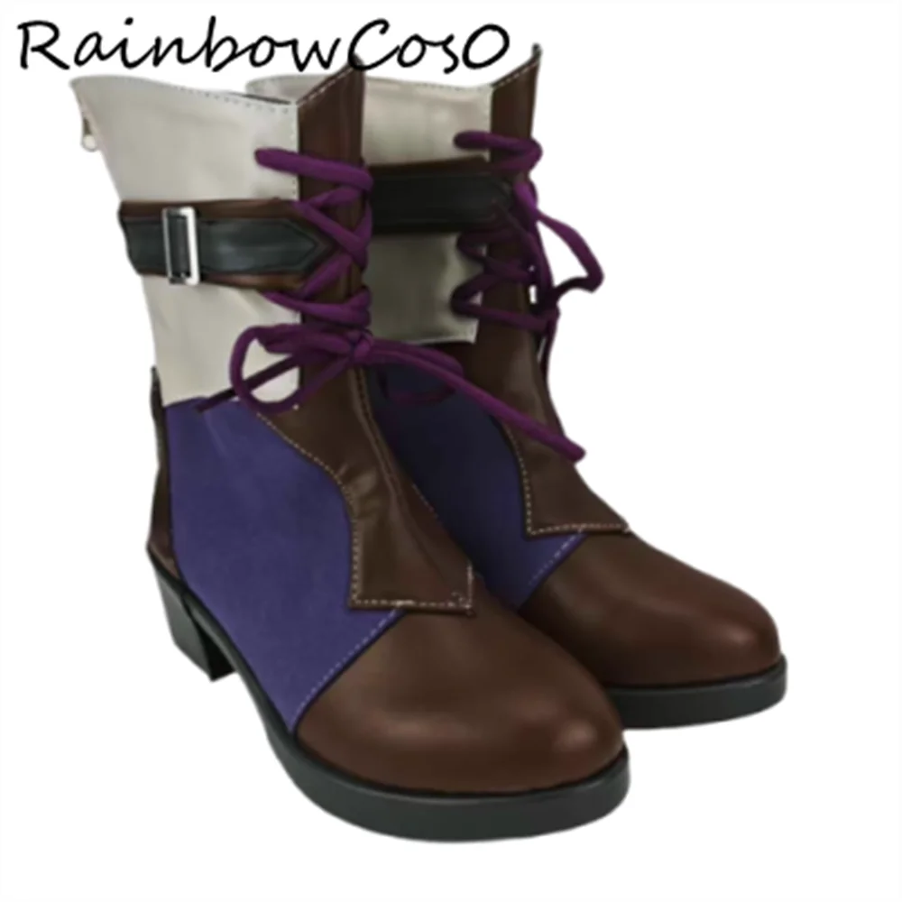 mabinogi Cosplay Shoes Boots Game Anime Party Halloween RainbowCos0 W5407