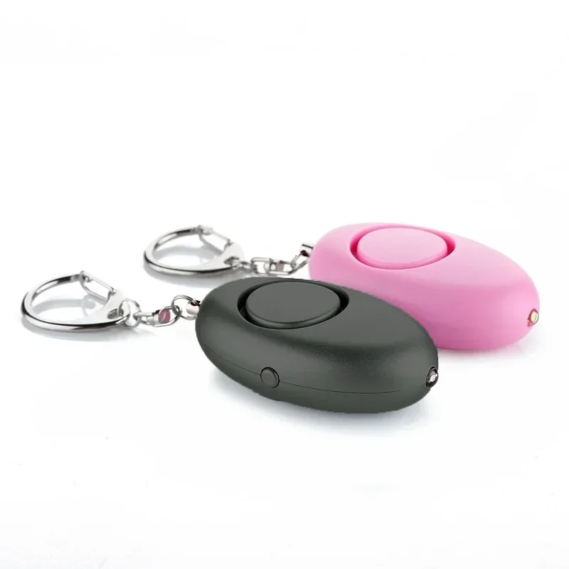 125dB Egg Shape Self Defense Alarm Girl Women Elderly Security Protect Alert Personal Safety Scream Emergency Alarm Keychain