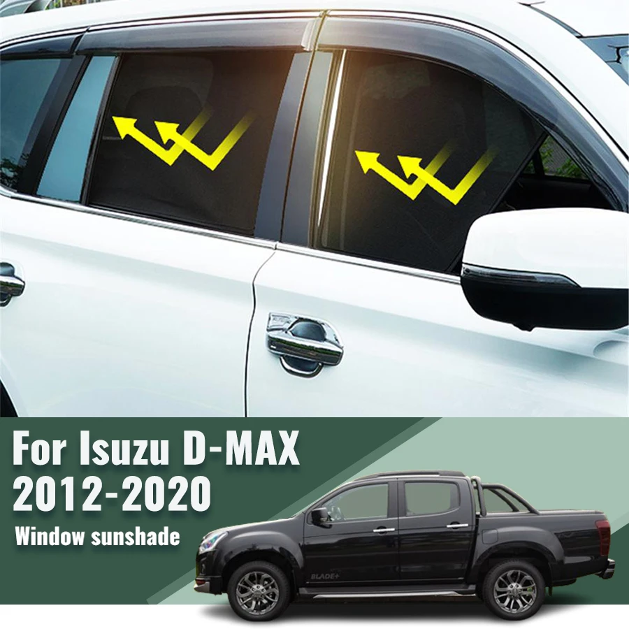 

For Isuzu D-MAX 2012-2020 DMAX Magnetic Car Sunshade Visor Front Windshield Frame Curtain Rear Side Baby Window Sun Shade Shield