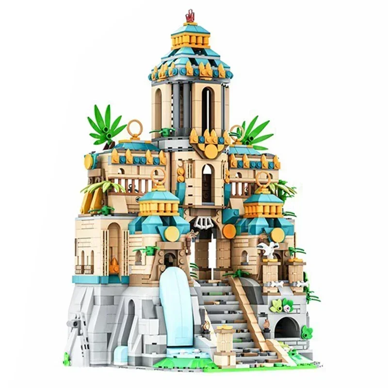 Berühmte Street View Modell Moc Gebäude Ziegel Die Verloren Tempel Technologie Modulare Blöcke Geschenke Weihnachten Spielzeug DIY Sets Montage