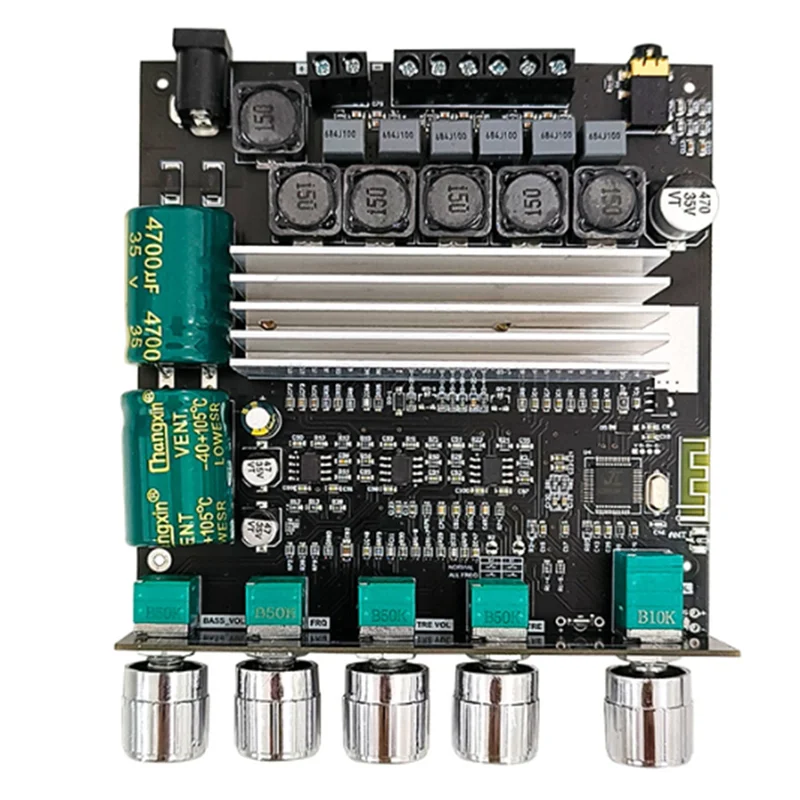 POP-lZK-TB22 TPA3116D2 بلوتوث جهاز تضخيم الصوت مجلس 2.1 HIfi عالية الطاقة ستيريو أمبير 2X50 واط + 100 واط مكبر للصوت ل