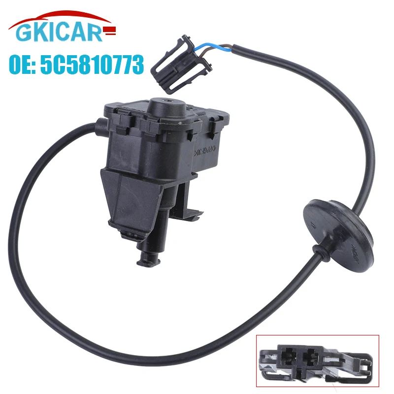 ODIDIO 5C5810773 Fuel  Door Lock Actuator Tank Cap Motor 5C5810773B For 2012- 2019 VW Polo Beetle