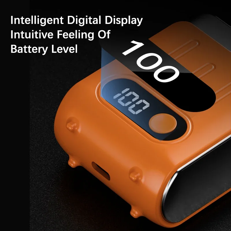 Dual Floating Magnetic Blade Men Electric Shaver Mini Portable High Speed Travel Beard Knife Rechargeable Rotary Electric Razor