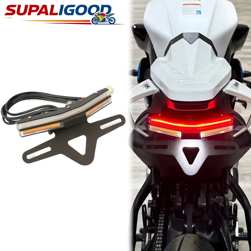 

NEW For 500SR 2026 675SR-S 675SR 675NK Motorcycle Integrated License Plate LED Lights Turn Signal Light