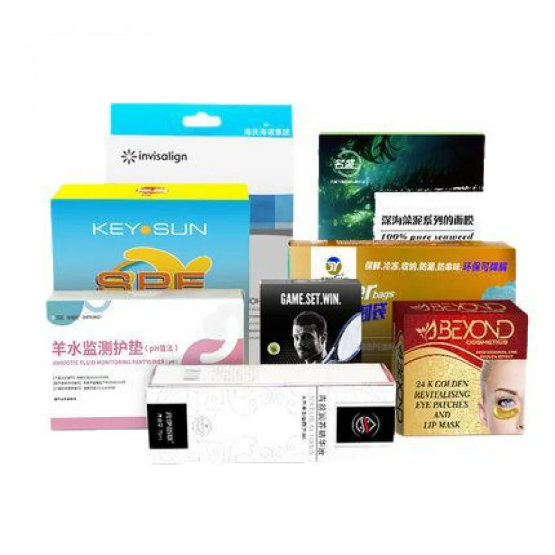 Custom. Paper Boxes Cosmetics and Pharmaceuticals, Design Product Packaging Boxes, Handheld Boxes, Print