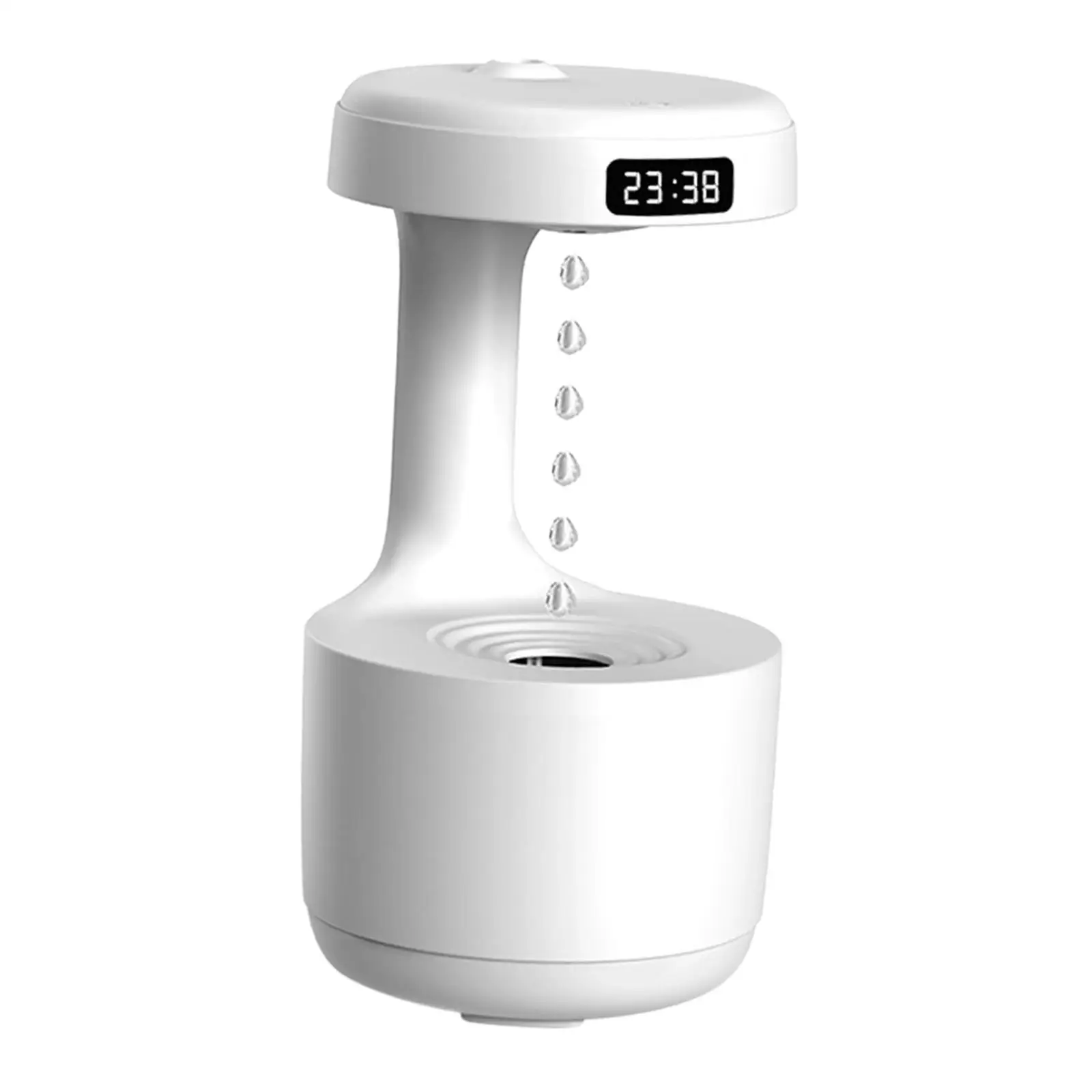 Desktop Air Humidifier with Light and Water Droplet Quiet for Yoga Hotel