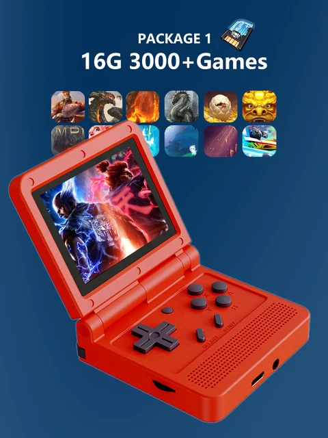 Imagem -06 - Handheld Game Console Bolso Flip 3.0 Ips Sistema de Código Aberto Emuladores para gb Gba fc gg ps Cps Arcade 13 Plataformas de Jogos Novo V90